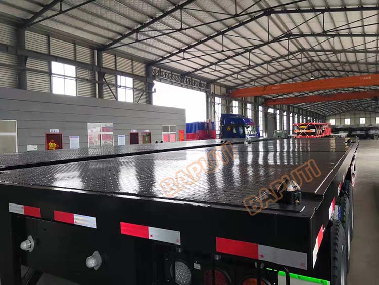 Triaxle Flat Bed Trailer for for sale in Tanzania