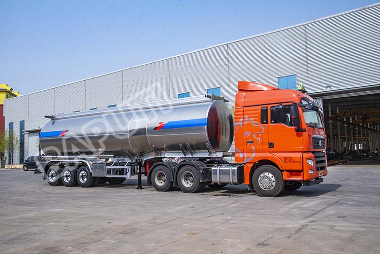 42000 Liters aluminum fuel tanker for sale in Tanzania