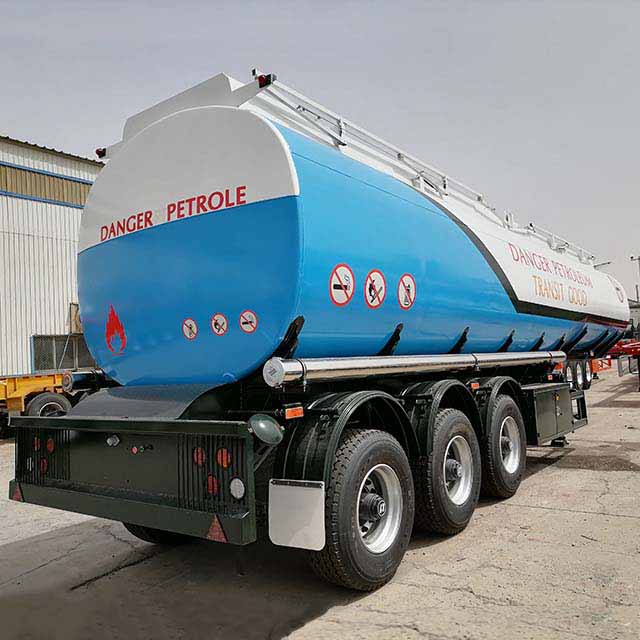 Tri Axle 42000 Liters Fuel Tanker Trailer 