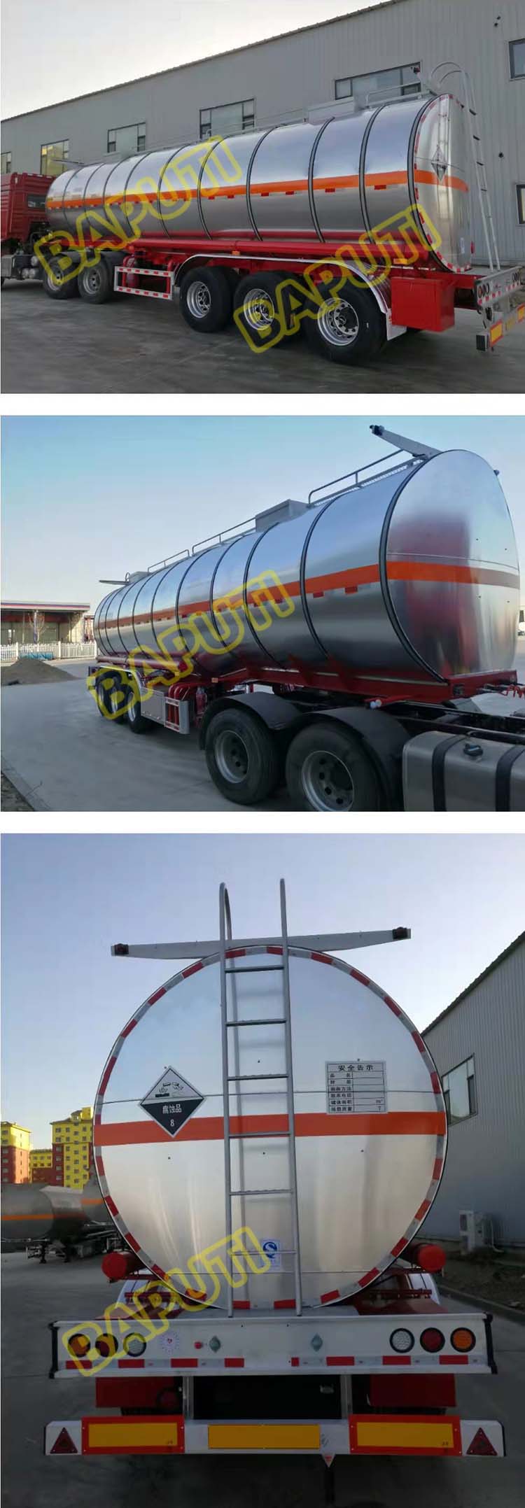 China milk tanker trailer for sale