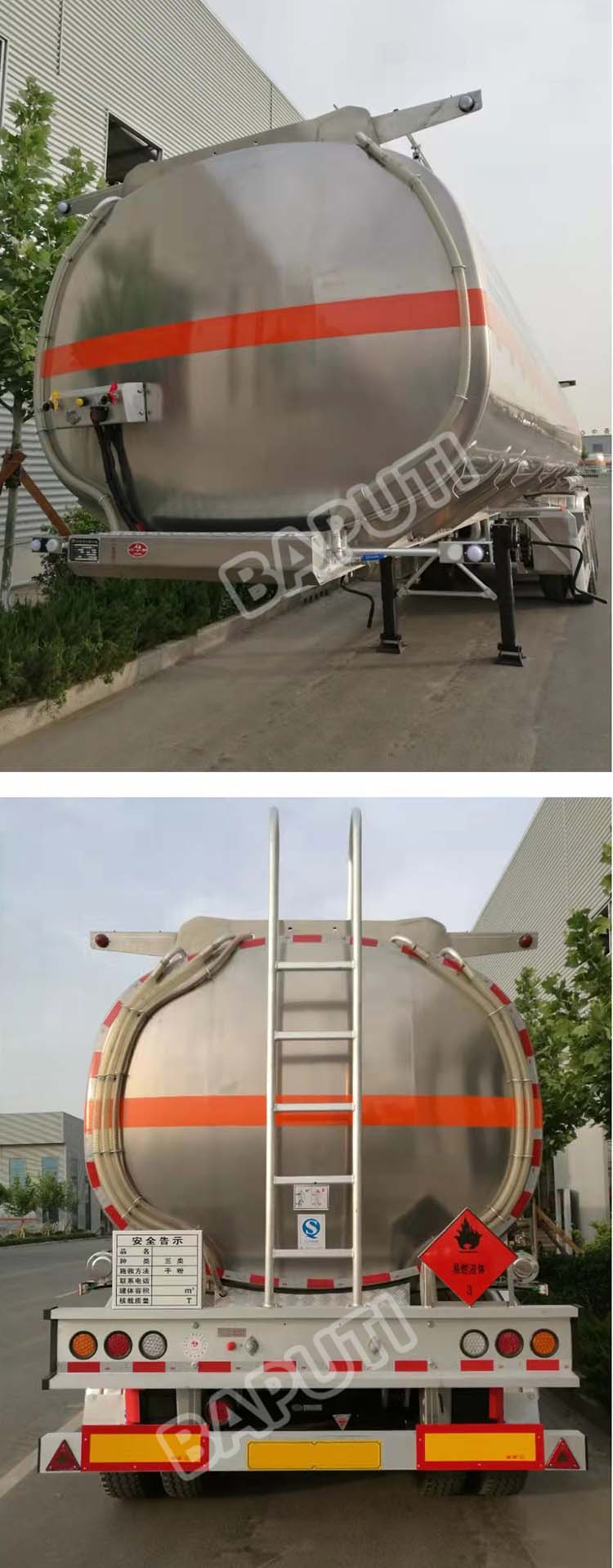 aluminum fuel tanker trailer for sale in Tanzania