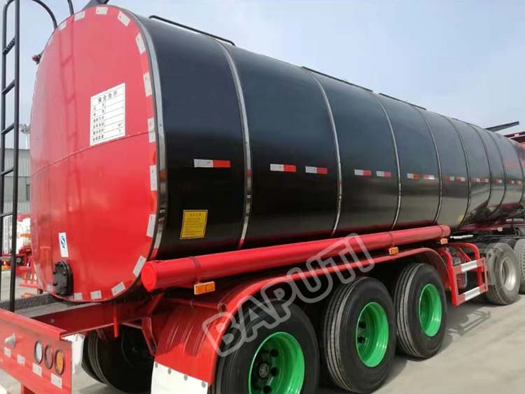 45cbm 3 axle asphalt tanker trailer