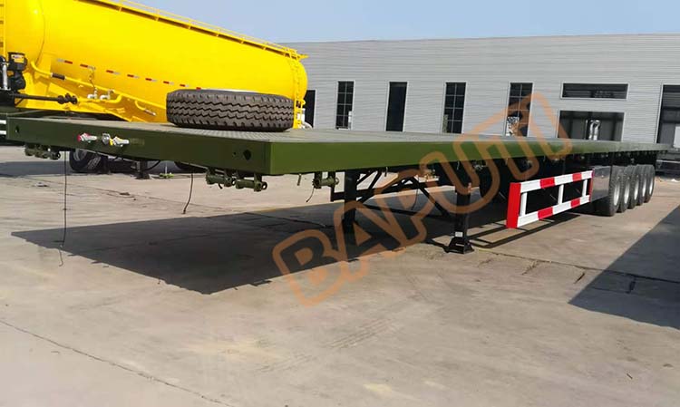 5 axle 120ton flatbed semi trailer for sale