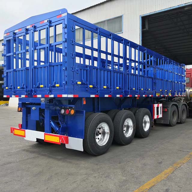 3 Axle Fence Trailer with Stake