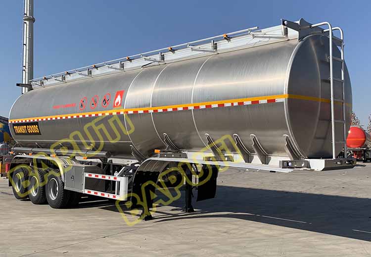 45m3 tri-axle aluminum fuel tanker