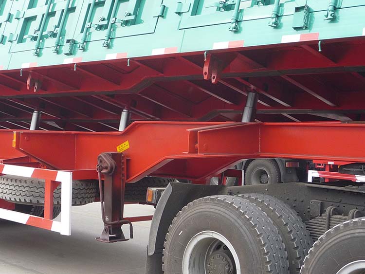 side tipper trailer detail