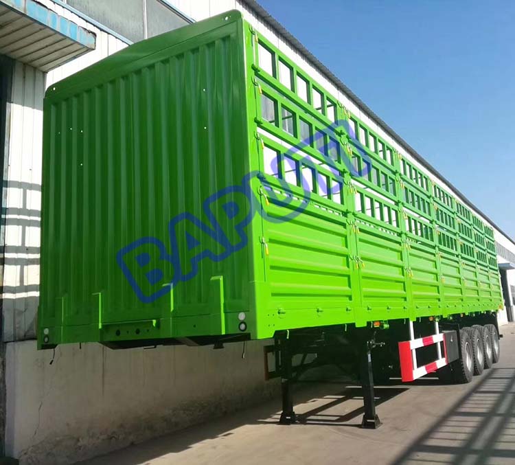 flatbed fence semi trailer for sale price
