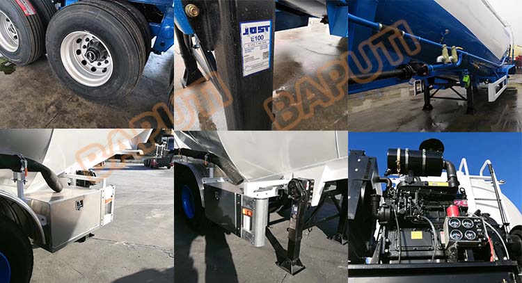 cement bulker tanker trailer parts