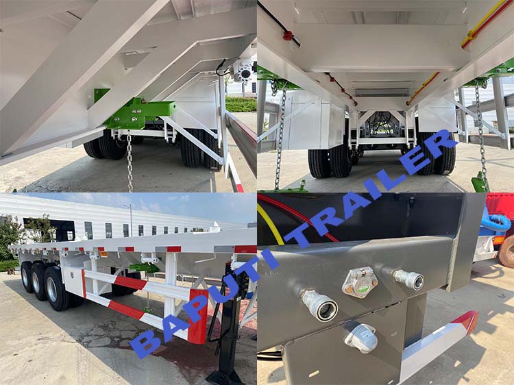 flatbed trailer detail