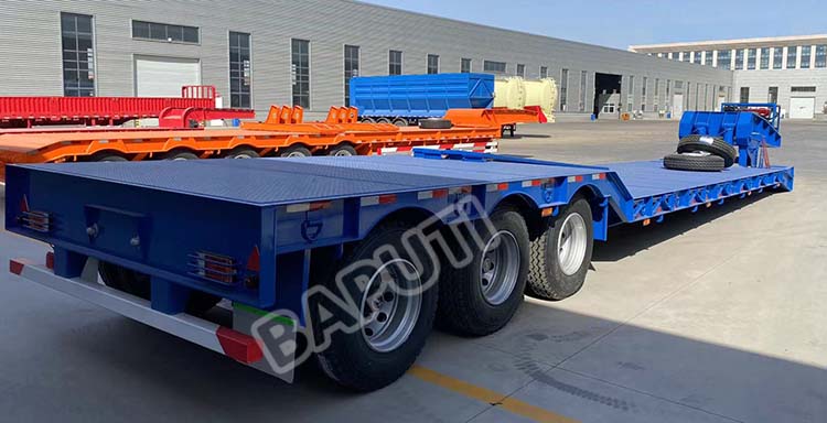 70ton detachable gooseneck lowbed trailer