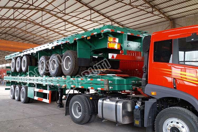 40ft flatbed container semi trailer for sale