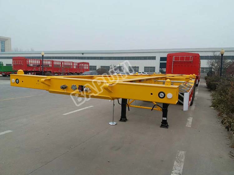 China skeletal trailer for sale