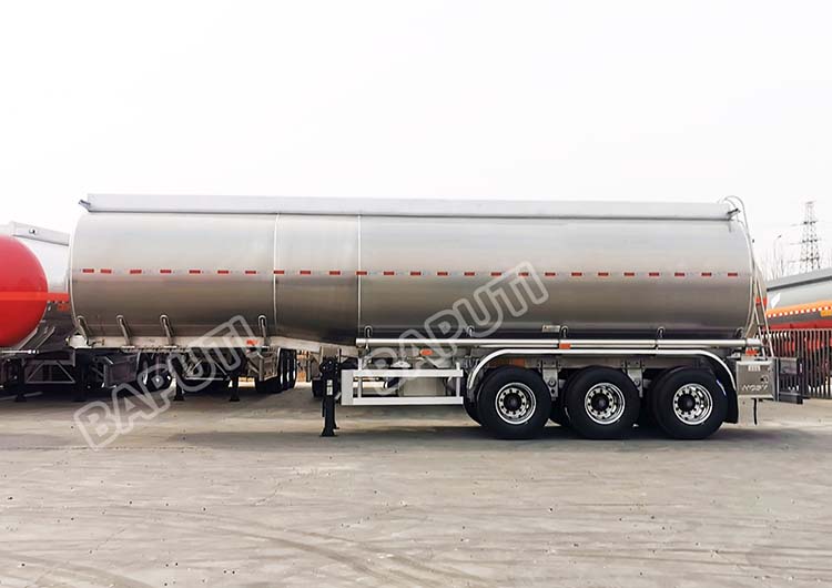 Tri Axle Aluminum Fuel Tanker Trailer for sale