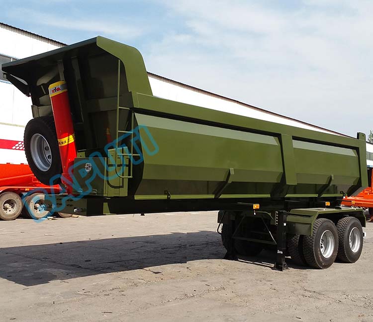 30T U shape tipper trailer for sale
