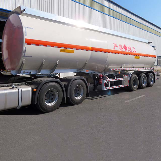 45000 Liters Aluminum Fuel Tanker Trailer for Sale