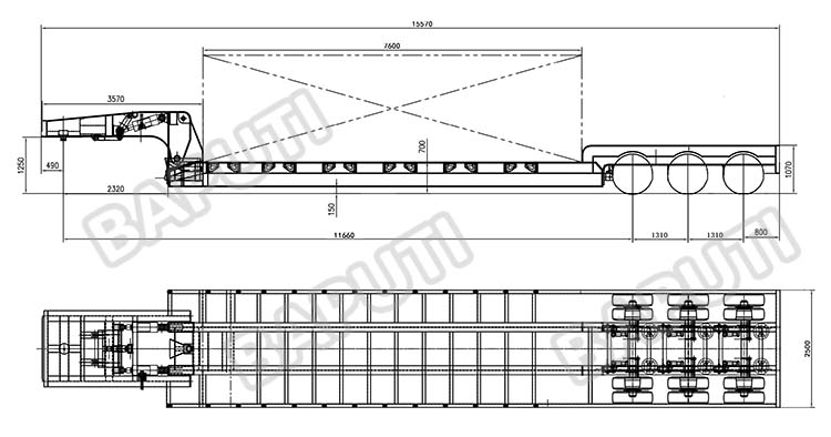gooseneck lowboy trailer