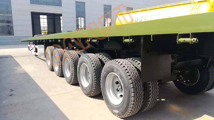 flatbed trailer detail