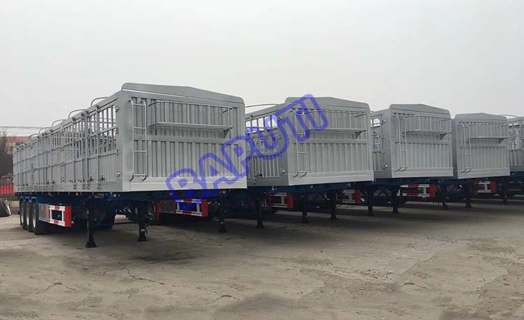 Tri Axle 60 Tons Fence Semi Trailer for Sale