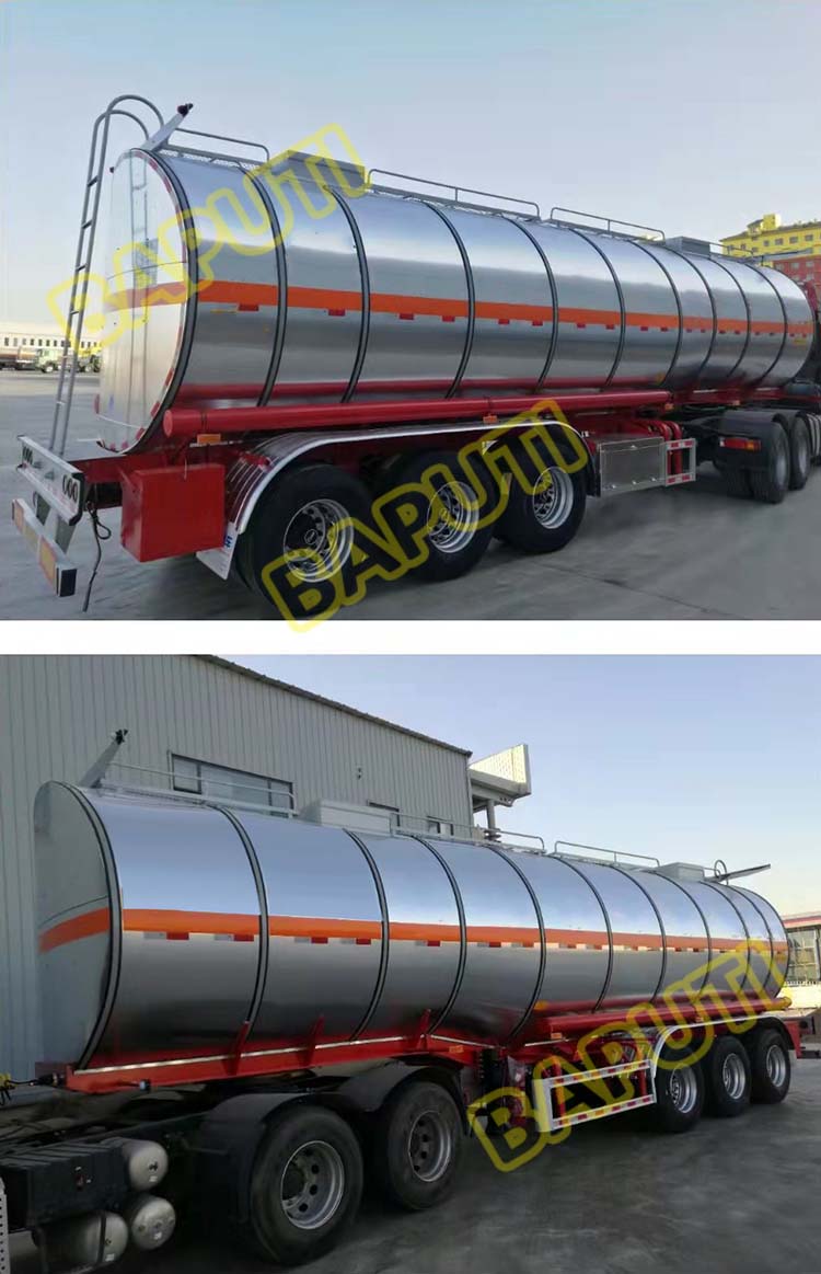 Aluminum milk tanker trailer for sale