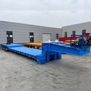 90 Ton Detachable Gooseneck Lowbed Trailer