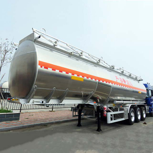 Aluminum Alloy Oil Tanker Semi Trailer