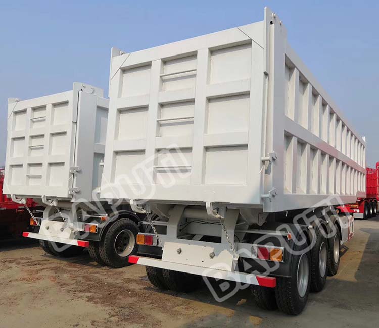 60ton tipper semi trailer
