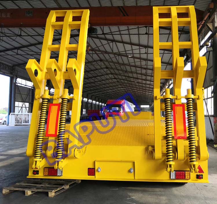 lowbed truck trailer