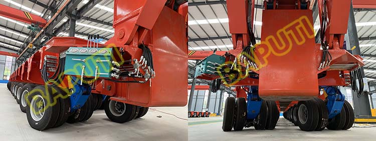 hydraulic multi axle trailer