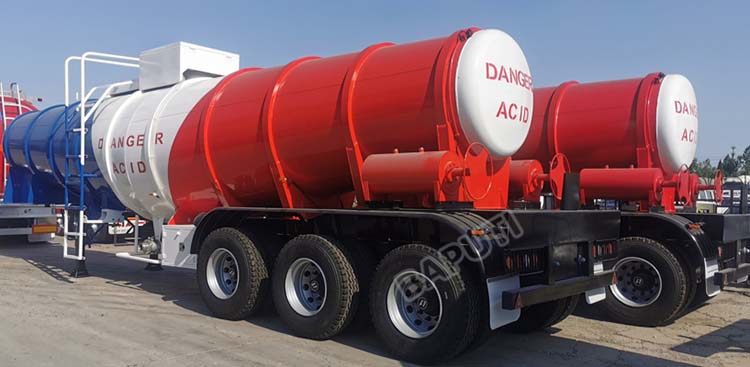 23CBM Sulfuric Acid Tank Trailer for sale