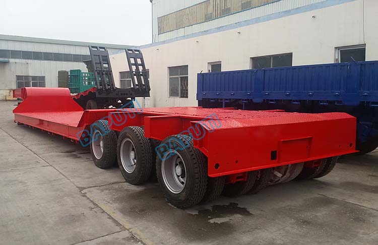 hydraulic multi axles low bed