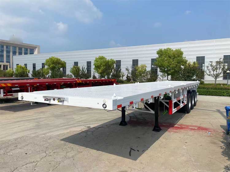 3 Axle 40ft flatbed semi trailer