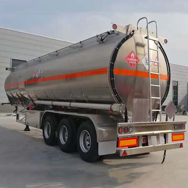 50m3 Diesel Aluminium Tank Tri Axle 