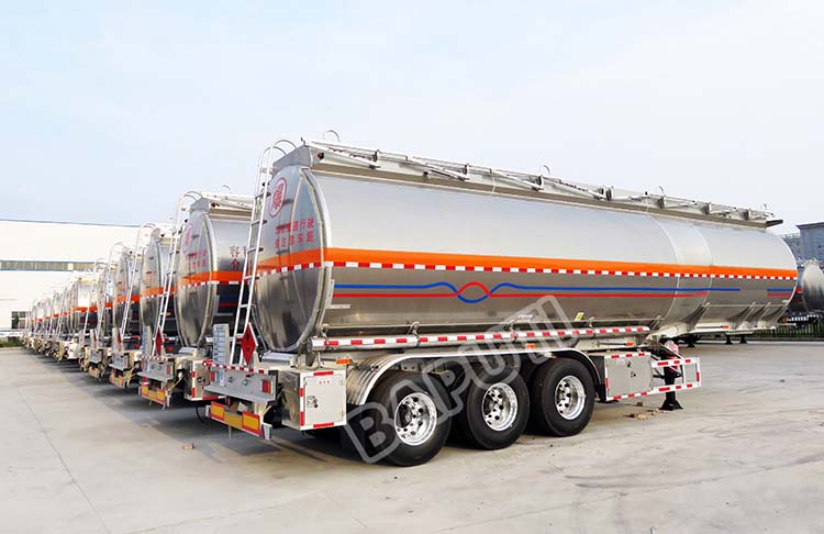 40000Liters aluminum tanker trailer for sale