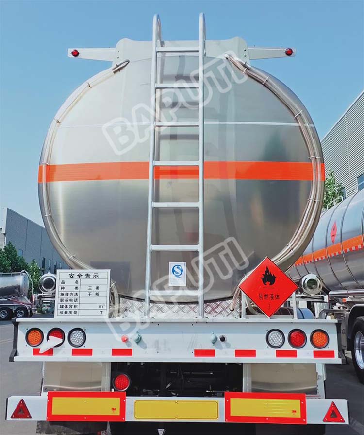 45cbm aluminum tanker trailer for sale in Tanzania