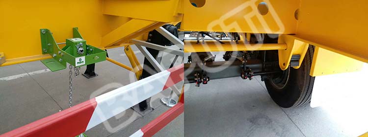 skeletal trailer detail