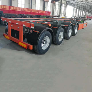 4 Axle 45ft Container Chassis Trailer for Sale 