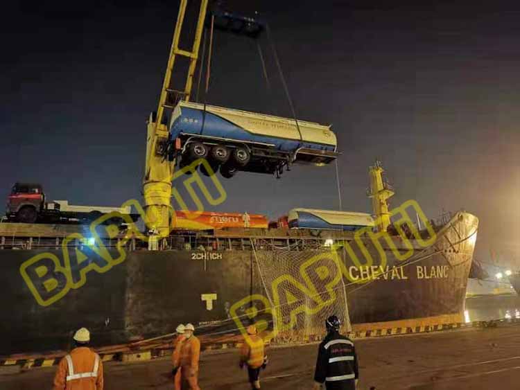 fuel tanker trailers shipping to Tanzania