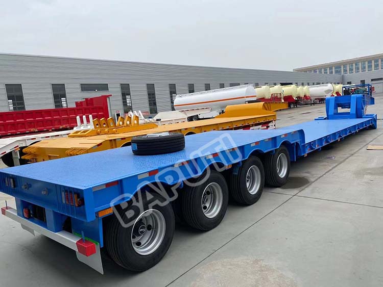 90ton removable gooseneck low loader trailer