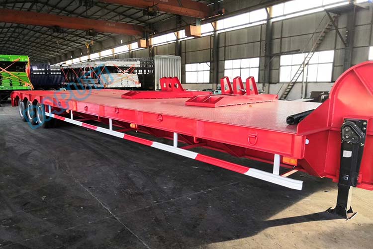3 line 6 axle lowboy gooseneck trailer