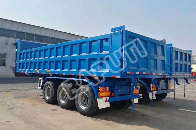 3 axle 35 ton dump trailer for sale