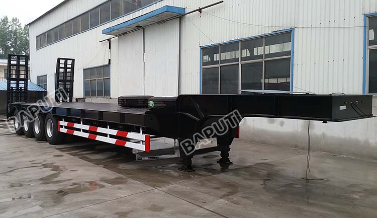 4 Axle low bed truck