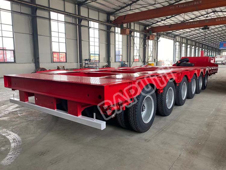 12 axle 120ton low bed truck trailer