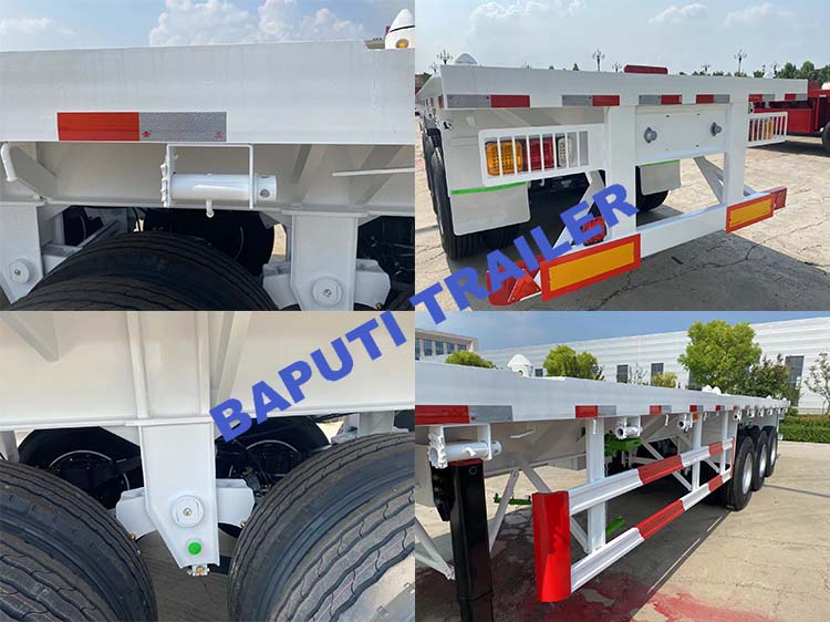 flatbed trailer detail