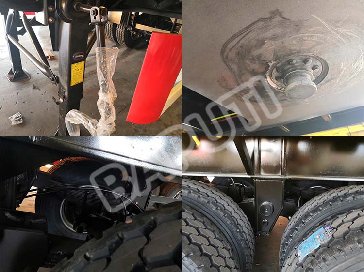 drop side trailer detail