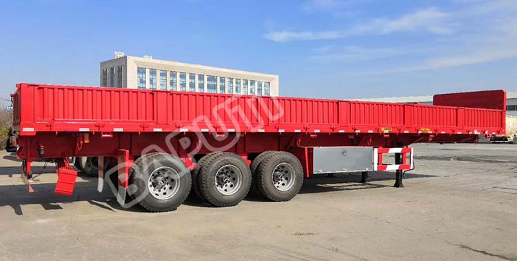 Side Wall Trailer for Grain Transport