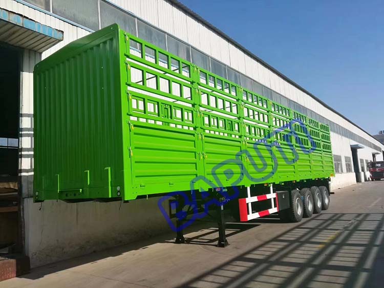 flatbed fence semi trailer for sale