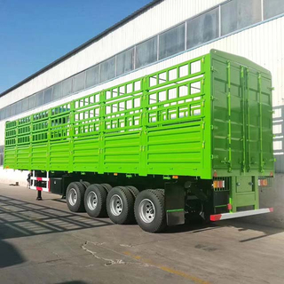 4 Axle Cargo Fence Semi Trailer