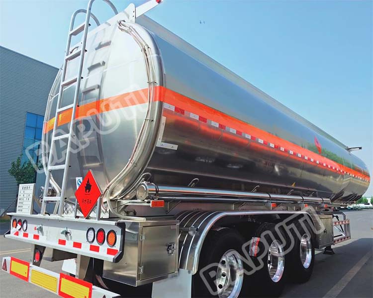 45000L ethanol aluminum tanker trailer for sale