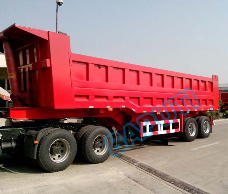 2 axle tipper semi trailer for sale