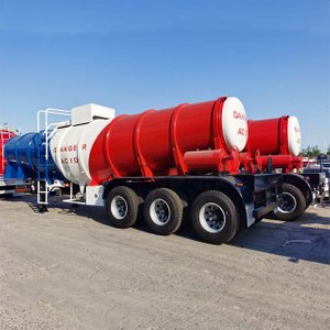 Tri Axle 23CBM Sulfuric Acid Tanker Trailer